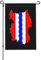 Flagge Karte von Omsk Oblast Wimpelkette Banner Flaggen Lebendige Farbe Flagge Polyester Wimpelkette Flaggen für Festival Party Dekorationen, 70 x 102 cm