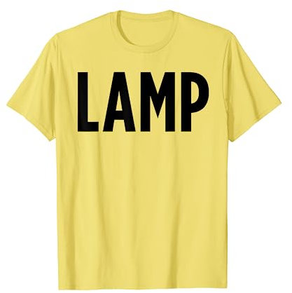 Lampe Lustiges Halloween-Kostüm Motte Meme Paar Shirt T-Shirt