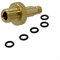 Air Valve Adapter Tool, Aluminum alloy Bike Rear Shock Air Pump Valve Adapter Tool For DT Sw-iss for ROCKSHOX Monarch With 4pcs Spare O-rings