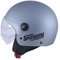 Casco da moto Speedway - Classico - Casco jet, ideale sia per uomo che per donna, il nostro casco da scooter aperto è ideale per la città, casco da moto omologato ECE e DOT - Grigio