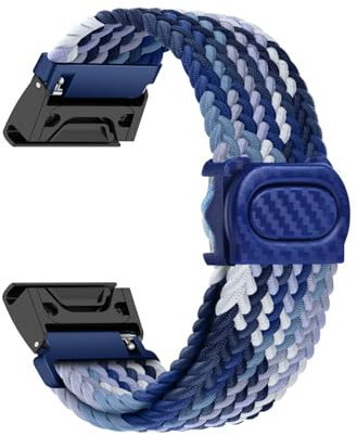AireWiki Armband Kompatibel mit Garmin Descent G1/ Descent G1 Solar - Nylon Sport Solo Loop Band Ersatzarmband für Damen Herren für Garmin Descent G1/ Descent G1 Solar (12)