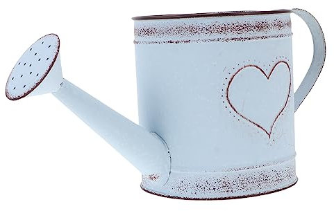 TINEASUR Regadera De Hierro Vintage para Jardín y Decoración Floral Maceta Multifuncional De Estilo Rústico para Plantas De Interior y Exterior