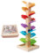 Wooden Marble Run Music Tree Montessori Ball Drop Toy, Educational Learning Ball Run Montessori Sound Tree Toy for Boys and Girls Birthday