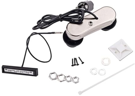 BESPORTBLE Tonabnehmer aus Geeignet Klangverstärkung und Keramik Kupfer Klassischer Piezo in Geigenzubehör Schwarz Geige für Violine für Elektrische