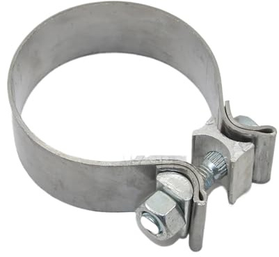 1pcs 30mm 35mm-200mm Stainless Steel Reinforced clamp Thick Fixed clamp for Stainless Steel Pipe Fittings Exhaust Pipe clamp(65mm)