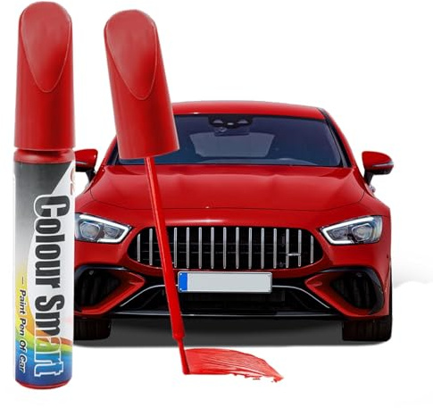 Générique Stylo de Réparation des Rayures Voiture 2026 - Retouche Peinture Universel pour Carrosserie, Anti-Rayure pour Moto, Camion et SUV, Réparation Rapide et Facile (Rouge, 1PCS)