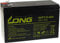 Kung long Batterie de rechange pour onduleur APC Back-UPS 650, 12 V, plomb-acide