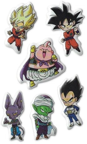 Dragon Ball Super Sticker SD Group Puffy Set Licensed ge55635