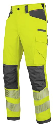 WÜRTH MODYF Warnschutz Bundhose Neon EN 20471 2 - professionelle Arbeitshose für Herren - Warnschutzhose mit Reflektoren - in den Größen 24-118 in Gelb und weiteren Farben
