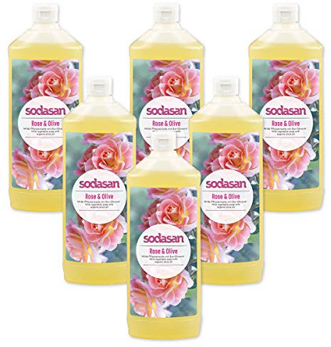 Flüssigseife Rose & Olive Nachfüller 6 x 1000 ml