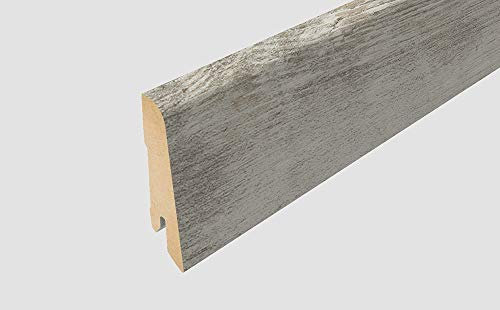 Egger Sockelleiste 6 cm L554 passend zu Fußboden Zappulla (Maße: 60 x 17 x 2400 mm), Zapulla Pinie hell