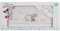 Interbaby MN003-18 Disney Baby-Krippe Laken Minnie Mouse Weiss/Blau