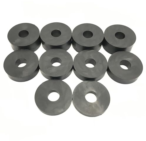 12 mm (M12) entretoises en caoutchouc Rondelles d'écartement (lot de 10) 4 x 15 mm, 4 x 10 mm, 2 x 5 mm