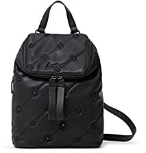 Desigual Damen Back_ojo de Tigre Loen Mi Backpack, Schwarz, Einheitsgröße EU