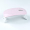 liyun Mini Nail Lamp,Portable USB Nail Polish Dryer Lamp for Nail Gel Nail Polish Nail Art Manicure with 2 Modes(60s or 120s), Professional Nail Art Tool Accessory(Pink)