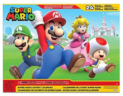 Nintendo Super Mario Mushroom Kingdom Advenskalender