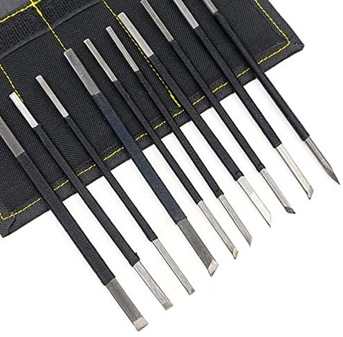 10 Teiliges Hand Steinschnitzwerkzeug Set Steinstempel Schnitzwerkzeuge Holz Schnitzmesser Gravur Meißel Messer Kits Kohlenstoffstahl Schnitzen Werkzeug Meißel Für Steinsiegel