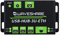 Waveshare Industrial Grade Multifunctional USB HUB Extending 3X USB Ports + 100M Ethernet Port Suitable for Industrial/Office Environments Requiring Higher Level Device without Power Supply