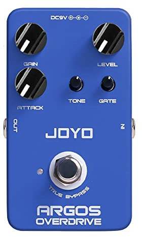 JOYO Overdrive Gitarren-Effektpedal mit Multi-Modus und integriertem Geräuschgitter für E-Gitarre, Bass, True Bypass-Design (ARGOS OVERDRIVE JF-23)