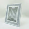 EagleWiz Crushed Jewel Mirror Glass Photo Frame - Elegant Silver Crystal Picture Frame for Photos and Art Room Decor Size 7 x 5 (18cm x 13cm)