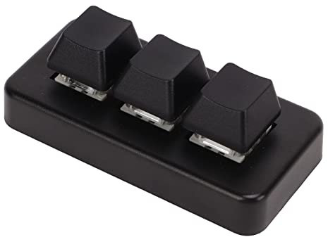 Mini-3-Tasten-Steuerungstastatur Benutzerdefinierte Tastaturprogrammierung Makrotastatur Mit USB-Kabel Onboard-Speicher Für Gaming-IT-Arbeit