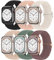 Geflochten Armbänder für Apple Watch Armband 42mm 40mm 41mm 46mm 44mm 45mm 49mm 38mm Damen/Herren,Elastisch Nylon Solo Loop Band für Apfelband Apple Watch 10 iWatch Series 10/9/8/7/6/5/4/3/SE/Ultra/2