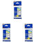 Brother Original P-touch Schriftband TZe-211 6 mm, schwarz auf weiß (kompatibel u.a. mit Brother P-touch PT-H100LB/R, H105, E100/VP, D200/BW/VP, D210/VP) (Packung mit 3)