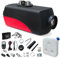 KIASTER 5KW / 8KW 12V Diesel Air Heater Parking Heater Diesel Night Heater w/LCD Switch & Remote Control & Silencer & 10L Fuel Tank for Car Trucks Boat Trailer Motorhomes (Red+Black, 8KW)