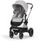CYBEX Gold EOS Lux 2-in-1 Pram, Travel System, From birth up to 22 kg (approx, 4 years), Lava Grey