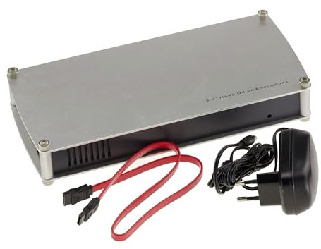 KALEA-INFORMATIQUE Boitier Baie en Aluminium pour Disque SATA 3.5 avec Alimentation Externe. Liaison de Type SATA