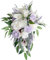 Fouriding Hochzeit Blumenstrauß für Braut,Wasser Tropfen Wasserfall Brautstrauß künstliche Blumen halten Blumen für Zeremonie Jahrestag Hochzeit Dekoration (Calla Lilie)