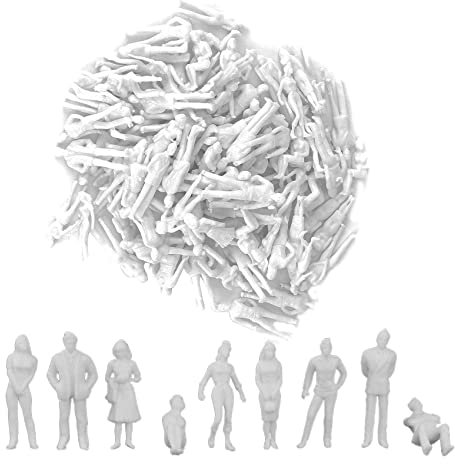 Lanko 1:50 WeißE Figuren Architektur Modell Menschlichen MaßStab HO Modell Plastik VöLker,10 StüCk