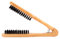 Doppelseitige Haarbürste, Glättbürste, Friseurkamm, Doppelbürsten, Holz, Antistatisch, Haarglätter, Werkzeug, Doppelbürste, Kamm, Klemmbürste