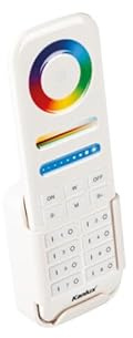 Kanlux Fernbedienung für RGBW CCT LED-Streifen, RF-Steuerung 2,4 GHz, Reichweite 30 m, Weiß