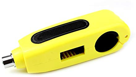 GBZIJIE Antirrobo Moto,Candado para Moto Universal Manillar de la Motocicleta de Bloqueo Vespa de la Moto Freno Acelerador de Mano antirrobo Manija Cerraduras de Bloqueo Barra de la Bici(Yellow)
