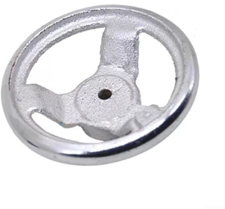 AugustknowU CNC-kompatibles 3-Speichen-Handrad aus verchromtem Stahl, entwickelt für Präzisionsmaschinen, 30,5 cm (12 Zoll)