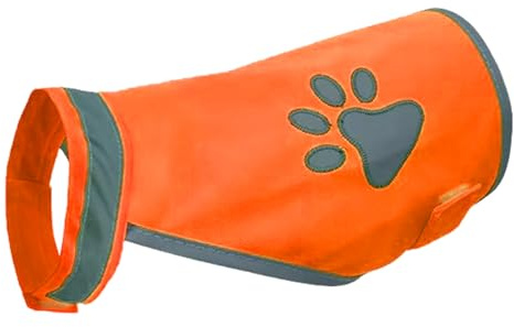 Dog High Visibility Vest - High Visor Dog Jacket | Fluorescent Jacket for Night Walks | Waterproof Pet Safety Vest | Pet Clothes