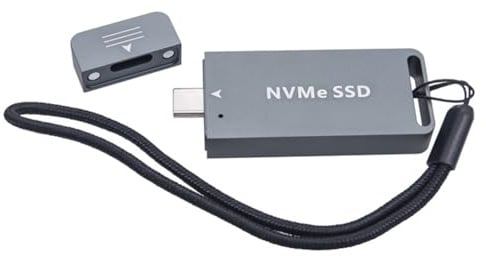 Huudngeje M.2 SSD Case M.2 NVME Double Protocol External Hard Drive Case USB3.2 GEN2 10Gbps SSD Enclosure Support 2230