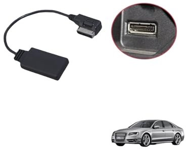 Adattatore Bluetooth per auto compatibile con Audi A1/A3/A4/A5/A6/A7/A8 AMI MMI Interfaccia USB Decoder audio Bluetooth Cavo wireless 3G/4G/5G