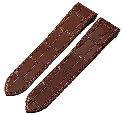 ROUHO Echtleder Uhrenarmband Weiches Wasserfestes Uhrenband für Cartier Santos 100XL