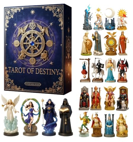 Tarot-Advent-Display – Qualität, magisches Karten-Set, Bright Spirit, Season Vibe Kit | Mystische Designanleitung für erweiterte Lesungen fröhliche Feiern Adul
