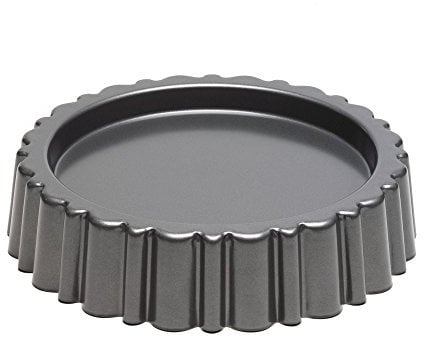 Chicago Metallic Kitchencraft Professional Non-Stick Mary Ann Cake Pan/Sponge Flan Tin, 27 cm (10.5), Grey