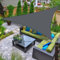 AXT SHADE Voile d'ombrage Imperméable Triangulaire 5x5x5m Toile Ombrage UV Protection pour Terrasse Jardin Extérieur-Gris Anthracite