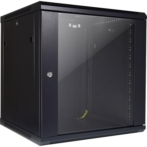 INTER-TECH SMA-6612 Wall Housing 12 HE 450 mm Deep Total Load up to 40 kg Fulfills Protection Class IP20 Lockable - Unmounted
