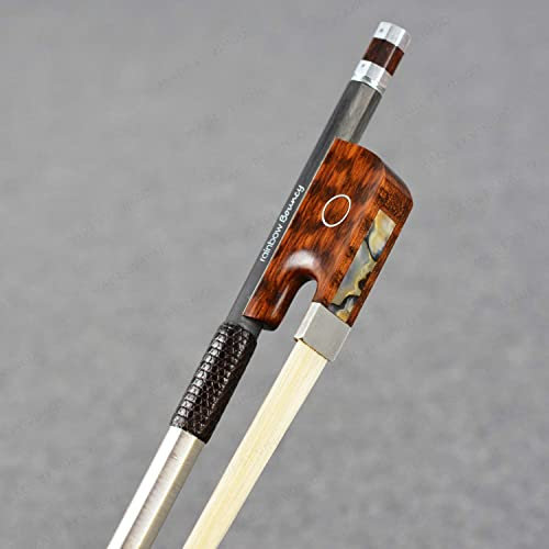 Rainbow Bouncy Pure Carbon Faser Viola Bogen TOP CF Leistung superleicht Pure Silber Teile TOP Handwerkskunst Warm Sweet and Clear Tone für Experten