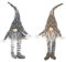 2st Waldalter Mann Mit Lampe Weihnachtsmann Weihnachten Plüschzwerge Weihnachten Hängende Zwerge Gnome Puppe Ornament Weihnachtszwerg-ornament Stricken Winter Ältere Weihnachtsbaum