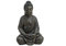 Wurm Buddha sitzend H 50 cm Gartendeko - Gold oder Bronze - Kunststein - Sculpture