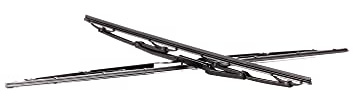 RIDEX Scheibenwischer Set Wischerblätter Satz ohne Spoiler Vorne L1: 650mm L2: 550mm Standard Kompatibel mit BMW 5 Limousine E39 Hakenbefestigung 298W0068