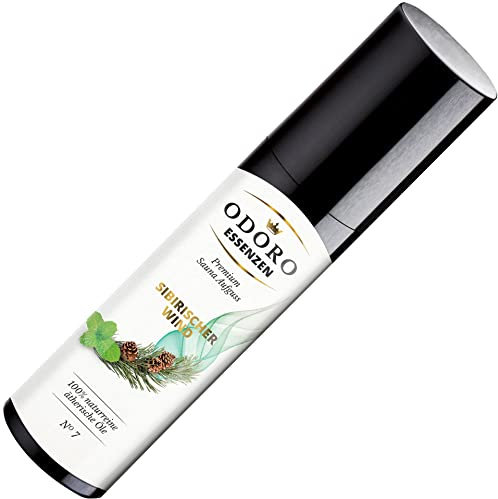 Saunaaufguss Duft Sibirischer Wind – 100% ätherische Öle – Premium Aufguss Konzentrat (100ml) – Natürliches Aufgussmittel, naturrein, naturreine Saunaaufgüsse
