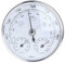 ZpovLE 3-in-1-Barometer für zu Hause Indoor Outdoor-Wetterstation Traditionelles Zifferblatt-Barometer